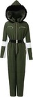 Women s Ski Suits Jumpsuit Outdoor Waterproof Snowsuits Army Green Size L New