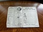 Antique 1898 Lafayette Square Opera House Program Washington Dc Theatre Playbill