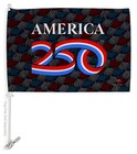 America 250 Years Official Licensed Flag For Car Pack Usa 250th Anniversary