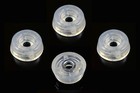 100 Small Clear Round Rubber Feet Bumpers 0 250 X 0 671 Cutting Boards - Us Made