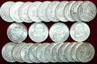 1 Large Silver Uncirculated Mexico 1957-1967 Un Peso Coin  Jose Morelos 