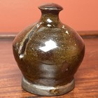 Antique Redware Still Bank Finial 3 25   