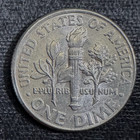 2005-p Roosevelt Dime  Au  Fb  Off Center Strike And Luster  10-0717