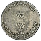 Hampshire Shilling Token 1811 Silver  to Facilitate Trade - Sloop 