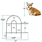 50  X 18  Garden Border Fence 35 Pcs  Folding Fence Pannel Animal Barrier Metal