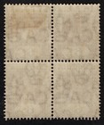 Mint 1905 St  Lucia Postage Block Of Kevii 6d Postage Stamps  Scott  54    
