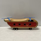Vintage Brio Wooden Helicopter Transport Cargo - Made In Sweden