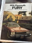 Original Plymouth 1974 Sales Brochures Duster Cuda Satellite Wagons Lot Of 4