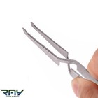 Dental Direct Bracket Holder Orthodontic Bonding Serrated Instruments Tweezers