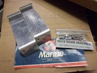 Tempo Plastic Fuel Tank Hold Down Bracket Set Of  2  Aluminum Marine Boat