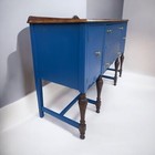 Wooden Buffet Server Bar Console Table Cabinet Sideboard Refurbished Antique