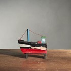 Vintage Wooden Ship Model  Antique Toy  15cm  Used Item