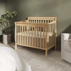 Dream On Me Aden 4-in-1 Convertible Mini Crib  Natural - Greenguard Gold Cert 