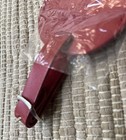 Viking Cruise Line Genuine Leather Red Luggage Tag With Buckle Closure     New  