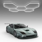 Hexagon Garage Lights  192w 19200lm 5 Grids Hexagon Led Light 6500k Ultra Bright