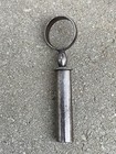 Antique English 19th Century Steel Single Finger Ring Pocket Corkscrew