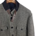 Luis Trenker Harris Tweed Janker Mens Size 58 Green Black Wool Jacket Coat