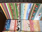 Huge 12x12 Scrapbook Paper Lot 170 Sheets many Themes   Patterns new
