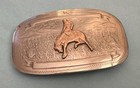 Vintage Cowboy Western Comstock Bucking Bronc Saddle Bronc Trophy Belt Buckle