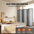 Room Divider 6 Panel Japanese Folding Privacy Screen Indoor Separation Home