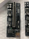 Combo 4 Port Pcie Usb 3 0 Adapter Rabbet Board Pci-e 1x   4 16x Gpu Riser Mining