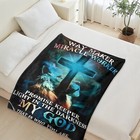 Religion Designed Microplush Fleece Throw Blanket Lightweight Soft 50x60 60x80