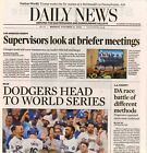 Daily News Newspaper - October  21  2024 - Dodgers Head To World Series