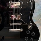 Only Sold To Usa Custom Sg Gloss Black Electric Guitar Mahogany Body 6 Strings