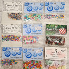 Lot Of 19  Pkgs Buttons Dress It Up Shepard s Bush Micro Minis Halloween Xmas