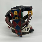 Yoruba Gelede Mask 10    X 15    X 14   art Kingdom Of Benin Crow    1440-1897 