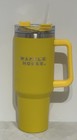 Waffle House - Yellow Stainless Tumbler Coffee Mug  Travel Tumbler Never Used