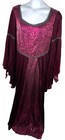 Pyramid Collection Red Velvet Medieval Renaissance Dress Gown Size Xl Cosplay
