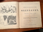 Antique 1853 Smith s Quarto Geography Book With Colored Maps