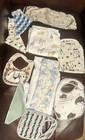 Baby Bib   Burp Cloth Lot Unisex Neutral Woodland Grandma Sayings Infant 10 Pz