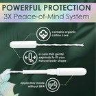 Organic Cotton Tampons  Super Absorbency  30 Count
