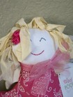 Woof And Poof Pink Angel 2014 Sitter Plush 14 