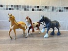 Dreamworks Riding Free Draft Model Horse Bundle X3 - Spirit  Miradero  Draft
