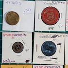 19  Different Vintage Mixed Transit Token Lot  See Photos  Our  B1802