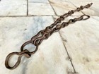  Old Vintage Rare Handmade Rustic Iron Unique Hanging Chain  Collectible