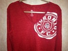 Adidas Mls Toronto Fc Red V Neck L s Soccer Shirt  Rhinestones New Womens Sz M
