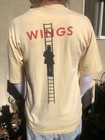 Ultra Rare Vtg 70s Paul Mccartney   Wings Tour T-shirt Ladder Logo Westwood Tag
