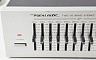 Vintage Realistic Twelve Band Stereo Graphic Equalizer  31-2010