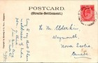 1909 Singapore Malaya Native Boats Picture Postcard Cover To Nova Scotia Canada