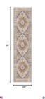 Madane 2x8 Vintage Runner Rug - Washable Non-slip Low-pile Soft Mat For Hallway