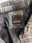 Prana Zip Up Lined Shacket Flannel Size Small  fits Like Large 