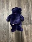 Rare Princess Diana Purple Memorial Bear 1998 Original Beanie Buddy 14   