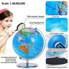 3d Ar Large World Globe On Stand Rotating World Map Illuminated Night Lamp Gift