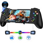 Wireless Mobile Gaming Controller For Ios android No Drift Joysticks Thumb Grips