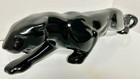 Vintage Mid-century Modern Black 16    Ceramic Panther High Gloss