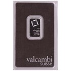 Valcambi 5 Gram Platinum Bar  9995 Fine In Assay Card